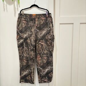 Field & Stream Mossy Oak Men's Camouflage Cargo Pants Cotton Blend Size XL